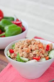 vegetable tuna salad