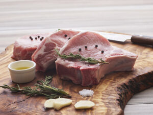 pork chops bone-in center cut
