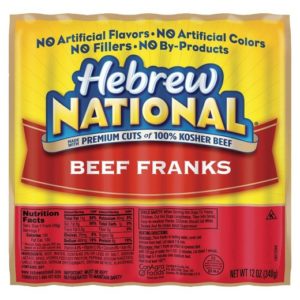 hebrew national beef franks