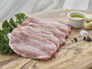 fresh thin sliced pork cutlets