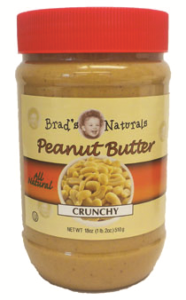 brad’s natural peanut butter