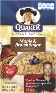quaker instant oatmeal