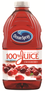 100% ocean spray cranberry juice