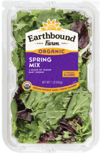 earthbound organic clamshell salads